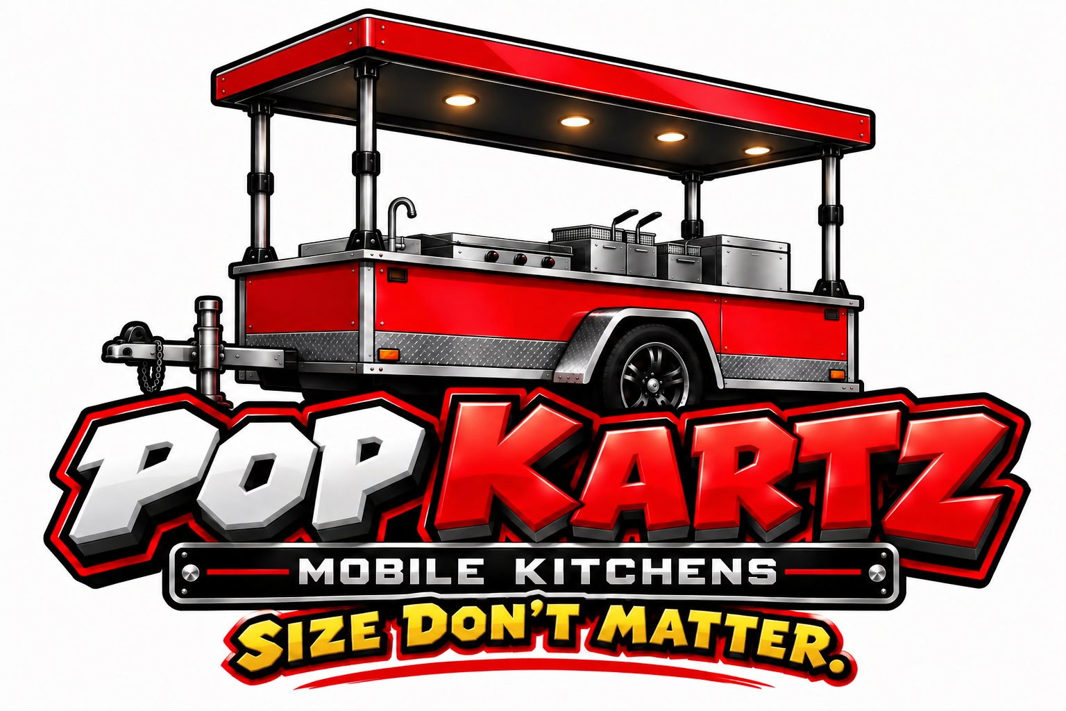 Pop Kartz mobile kitchens — Size Don't Matter